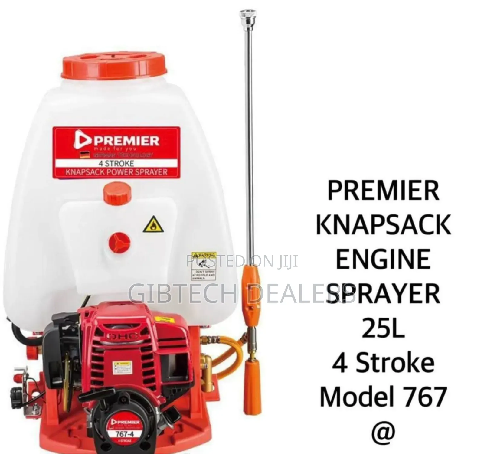 Premier 4 Stroke Engine Sprayers- 25 Litres Knapsack Sprayer