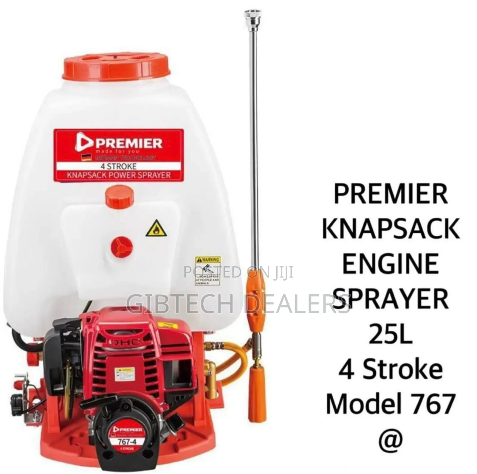 Premier Knapsack Engine Sprayer 25l 4 Stroke