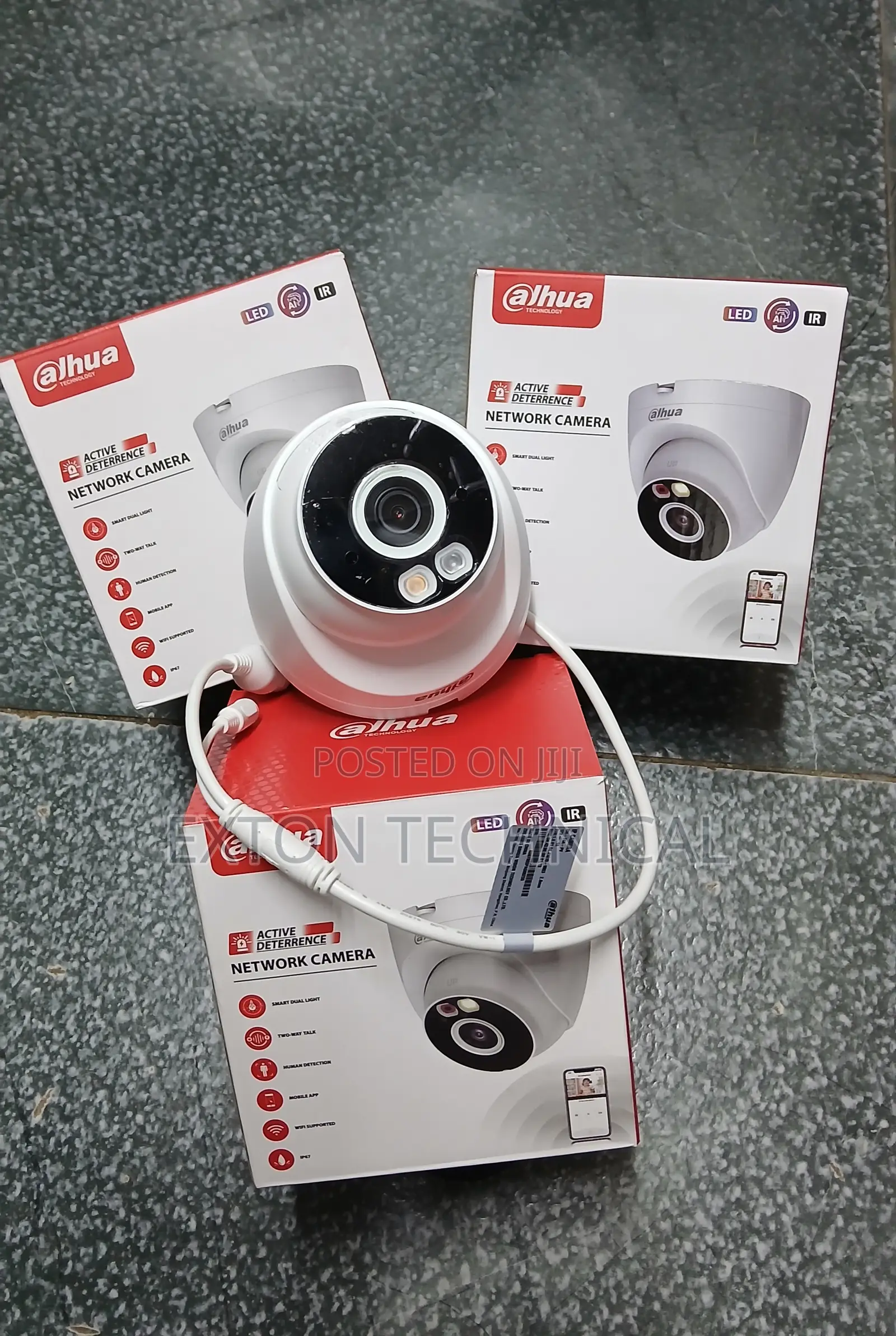 Mobile App Controlled Wi-Fi Dahua Dome 4mp CCTV Network Camera