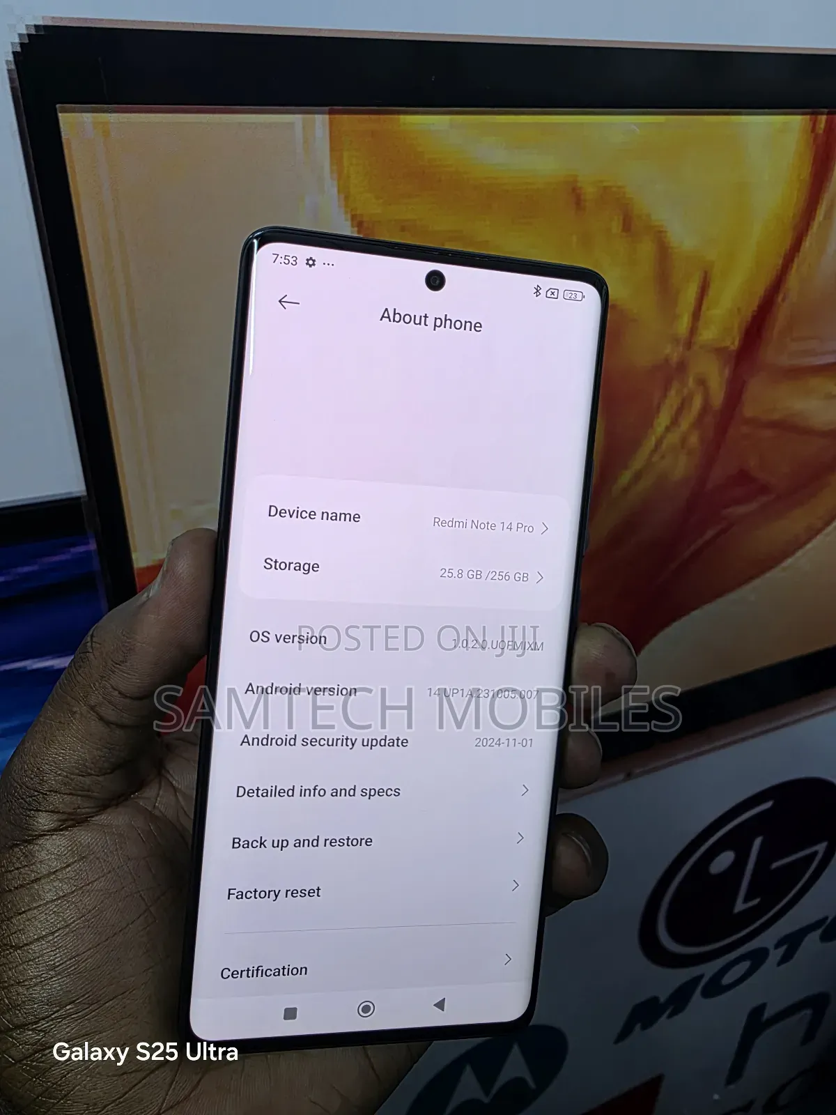 Xiaomi Redmi Note 14 Pro 256 GB Black