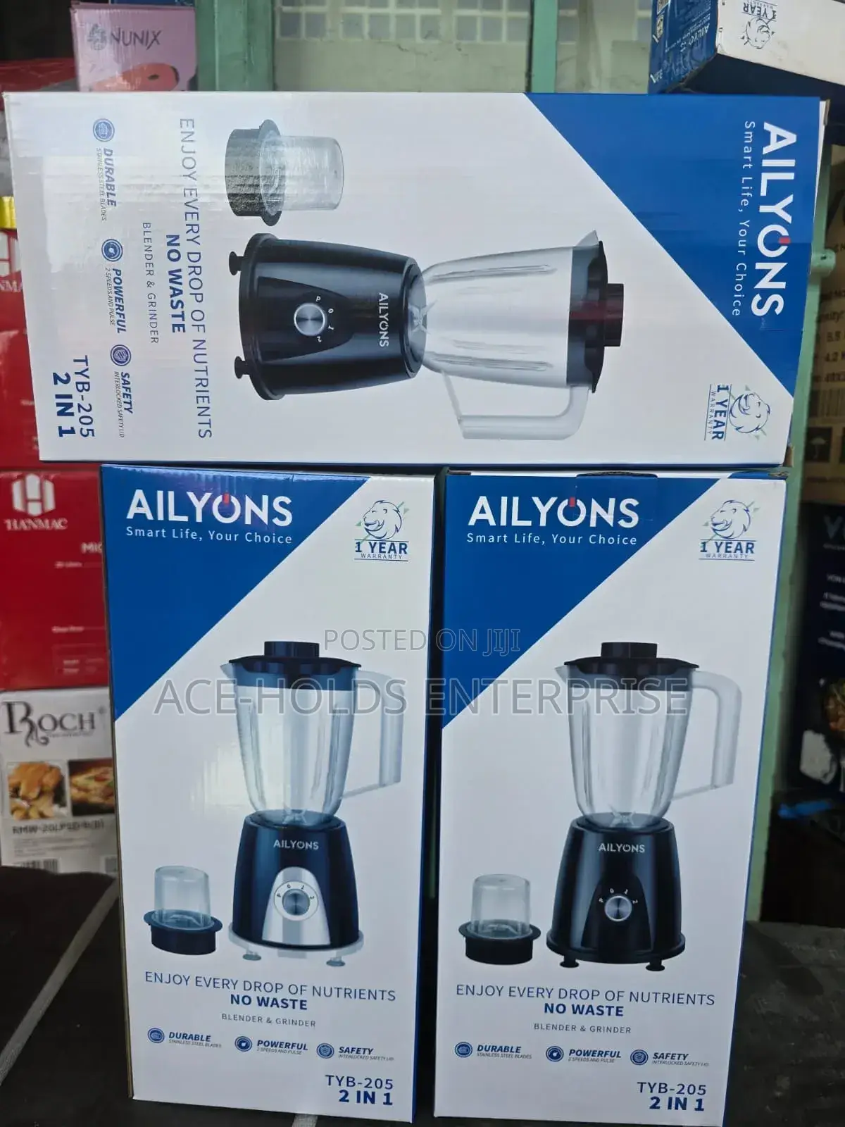Ailyons 2 in 1 Home and Office Use Blender/ Grinder