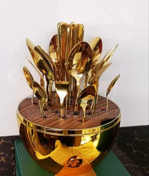 Back in Stock!Mood Cutlery Sets Mood Egg 24pcs Gold Cutlery
