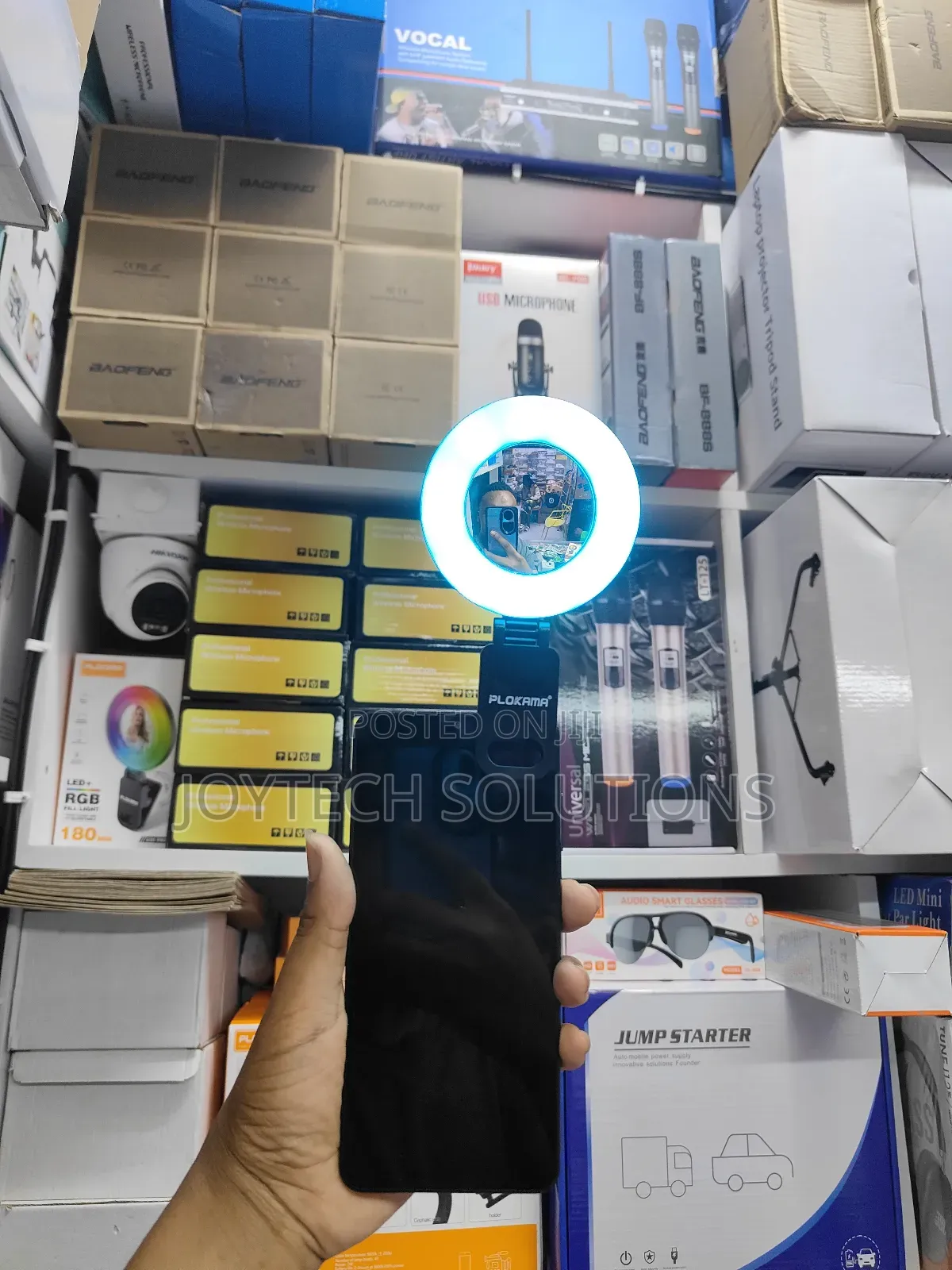 Phone Attached Ring Light