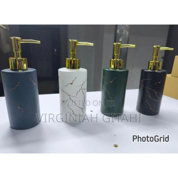 Multifunctional *Soap/Shampoo/Lotion Dispenser* Material:Ceramic*