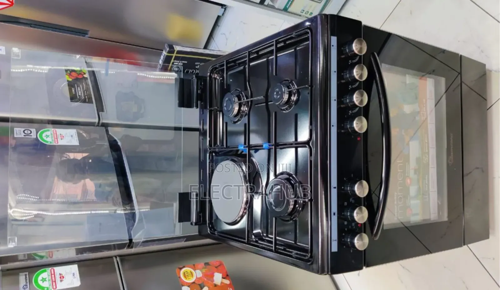 Ramtons Cooker 3g+1e 60x60cm Black-rc/607 Brand New