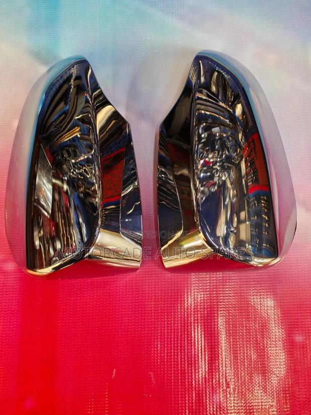 Toyota Vitz 2012-2018 Side Mirror Cover Set Chrome - main view