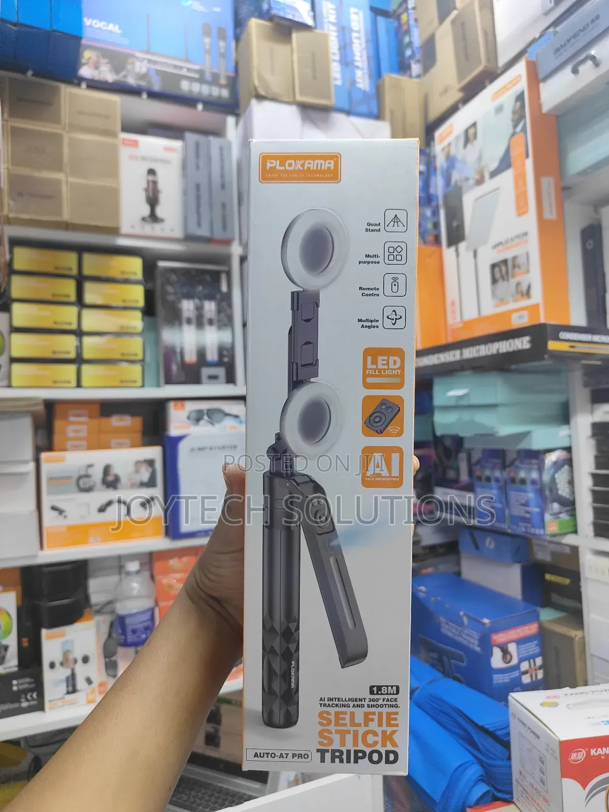 Plokama Selfie Stick Tripod Ai Enabled