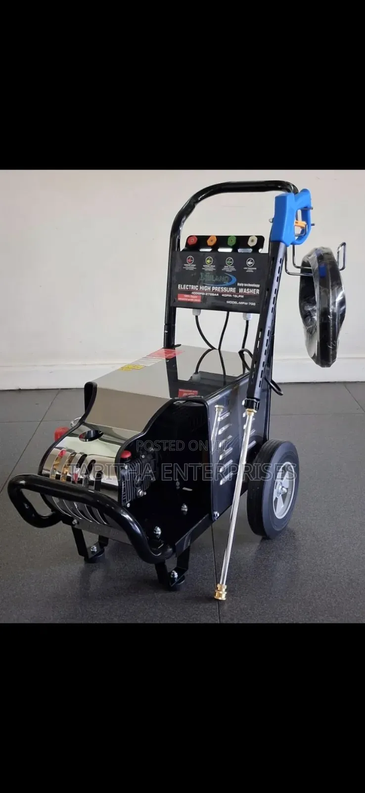 Mpw700 Milano Italia Electric  Pressure Washer 4000psi 3hp Motor A