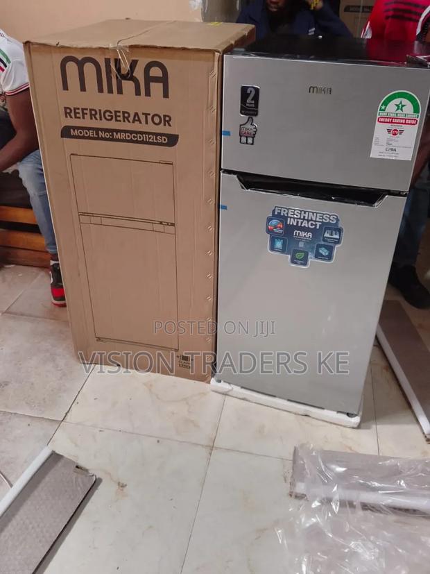 Mika 112 Litres Double Door Fridge Refrigerator - main view