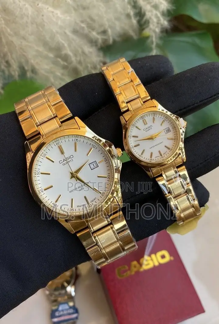 A Pair of Casio Enticer Watches, ( His Hers )