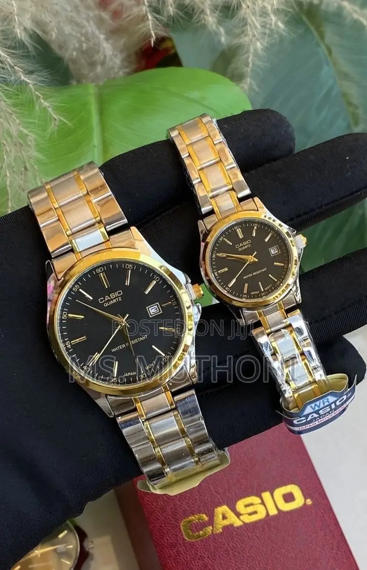 A Pair of Casio Enticer Watches, ( His Hers )