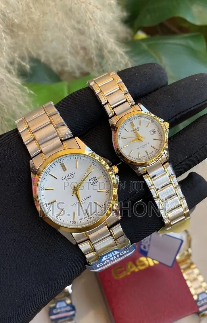A Pair of Casio Enticer Watches, ( His Hers )