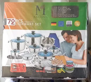 72pcs Marwaa Cookware Set