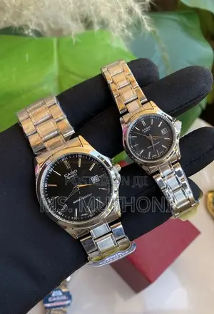 A Pair of Casio Enticer Watches, ( His Hers )