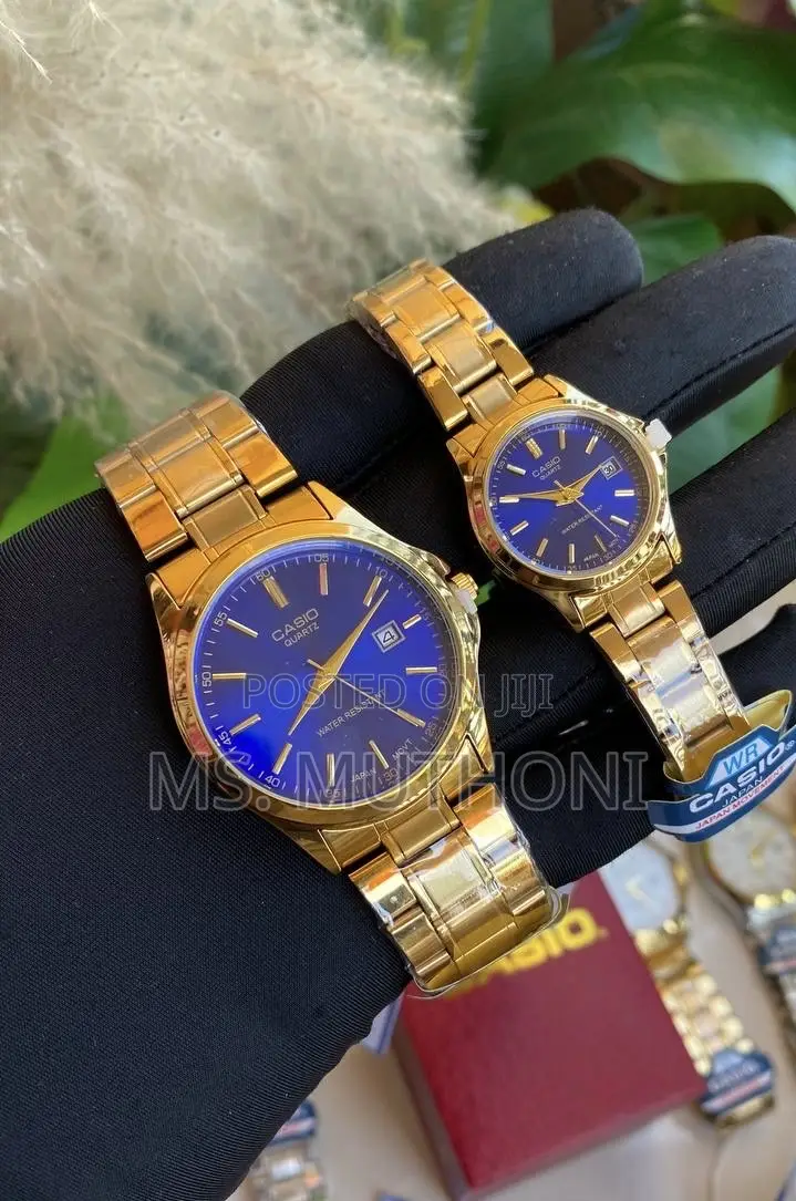 A Pair of Casio Enticer Watches, ( His Hers )