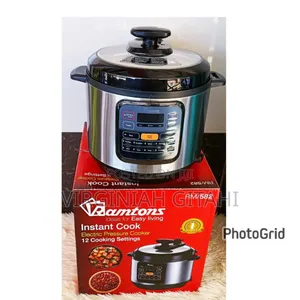 *Ramtons Electric Pressure Cookers* 
 Capacity_ 6 Litres