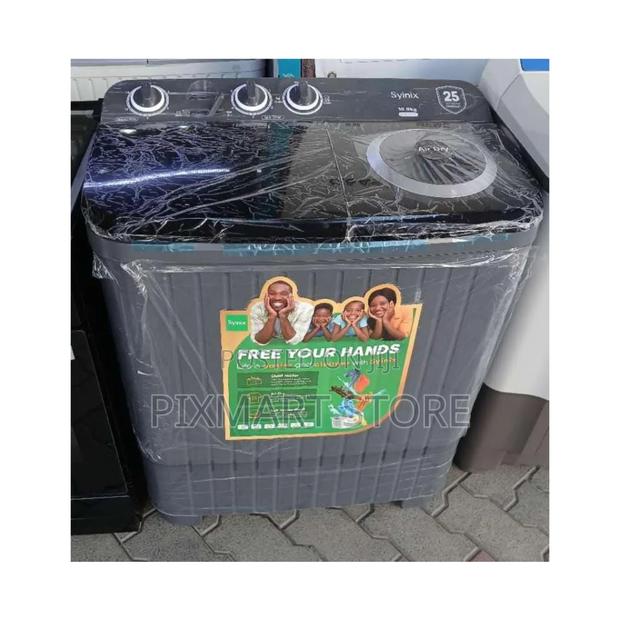 Synix 10kg Wash and Spin Washing Machine - main view