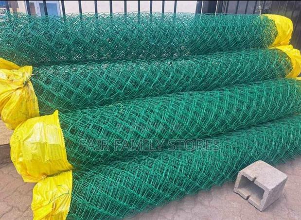 Green Pvc Coated Chainlink Wire  6feet - thumbnail 2
