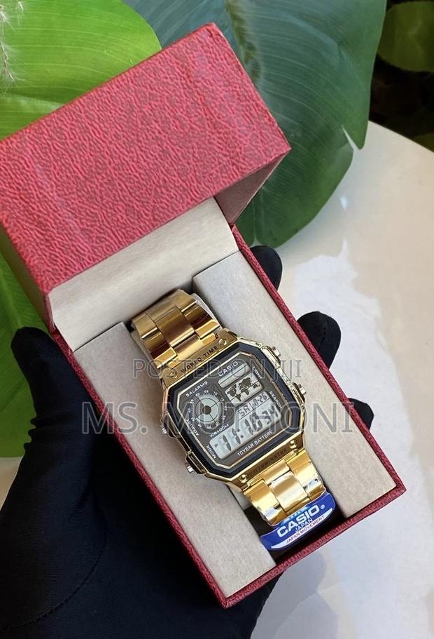 Stainless Steel Casio Ae1200wh-1a Digital Watch / Casio Royale - thumbnail 2