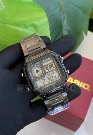 Stainless Steel Casio Ae1200wh-1a Digital Watch / Casio Royale