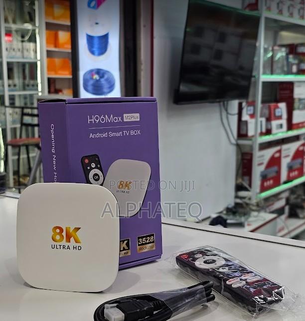 H96max M2plus Tv Box 4+32gb Android 14.0 Streaming Media Player - thumbnail 3