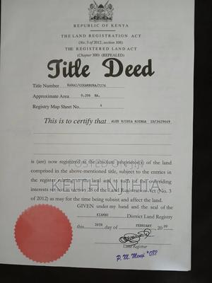 Title:1⁄2 Acre Kikuyu Land – Clear Title, - thumbnail 2