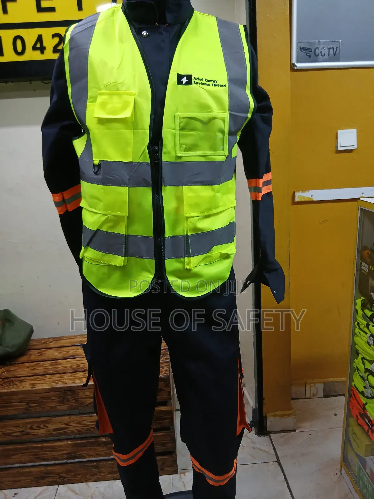 Luminous Vest Jackets With an Overall