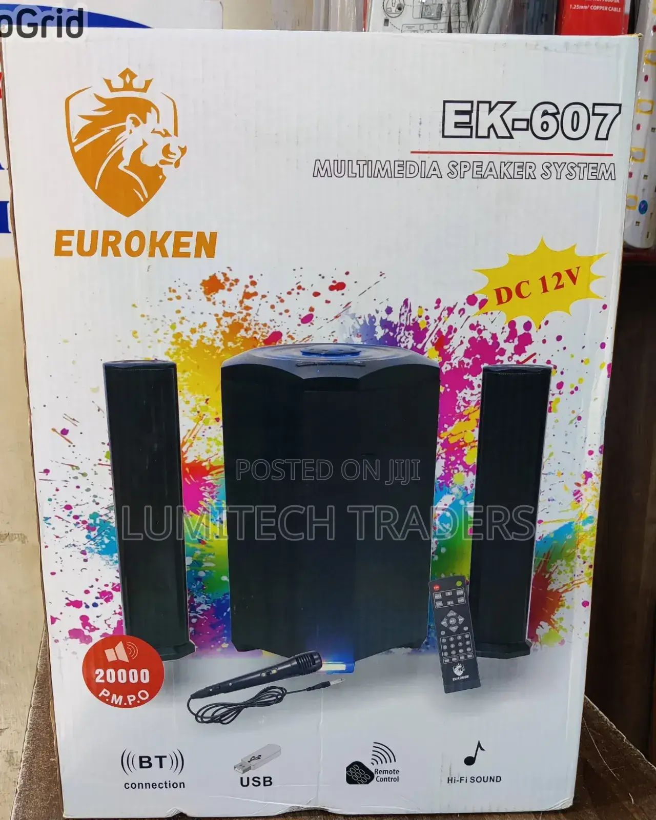 Euroken Ek-607 2.1ch Multimedia System-20000w
