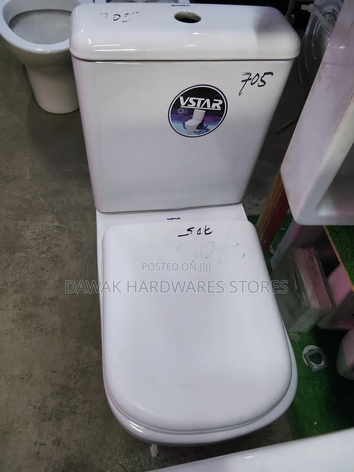 Top Flash Shaped Vstar Toilet