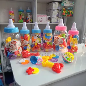 Baby Rattle Teether Set(Bottle Pack)