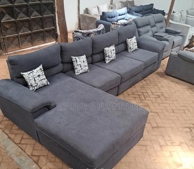 Plush Haven Soft 7-Seater Seat L Sofa - main view