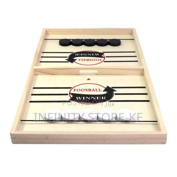 Wooden Table Top Foosball Game Mini Soccer Table Indoor Family Game