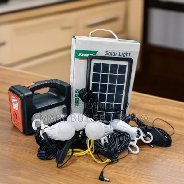 Dat at-9011b Solar Home Lighting Kit With Usb Mobile Charging - main view