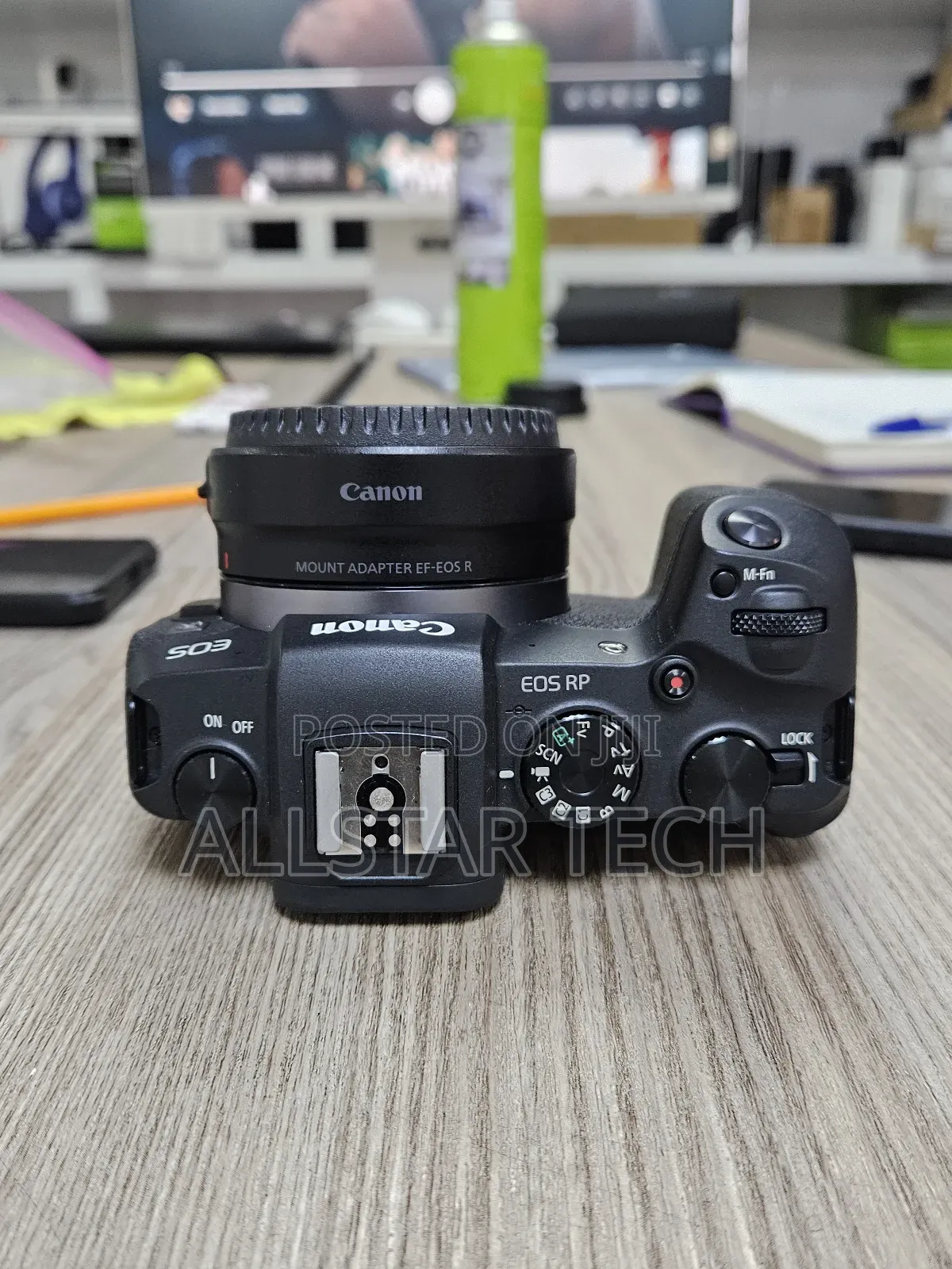 Canon Eos Rp Mirrorless Camera With Rf Adapter