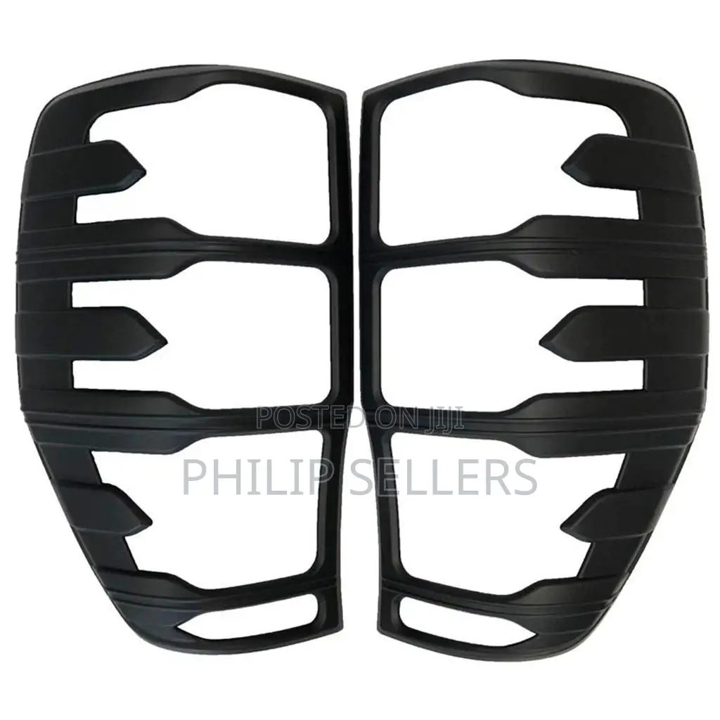 Rear Light Covers - Black - For Ford Ranger 2012-22