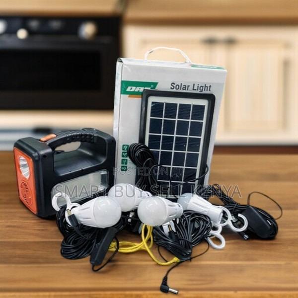 Dat at-9011b Solar Lighting System With Bright Led Bulbs - main view