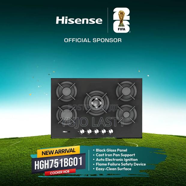 Hisense Hgh751bg01 Gas Hob