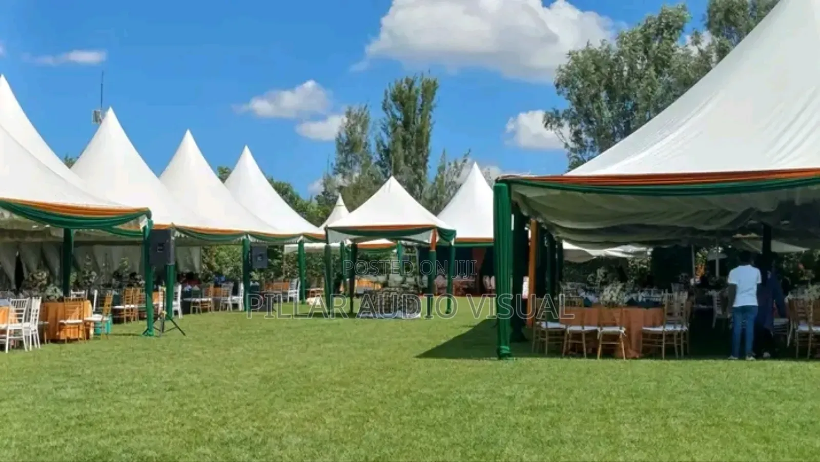 For Colourful Events! Tents, Screens! Rentals Seats Tables, Chairs