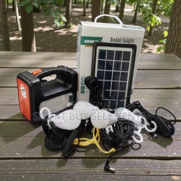Dat at-9011b Compact Solar Lighting Kit With Fm Radio - main view