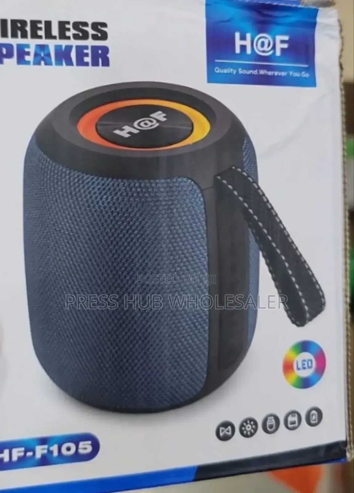Portable Wireless Bluetooth Speaker.