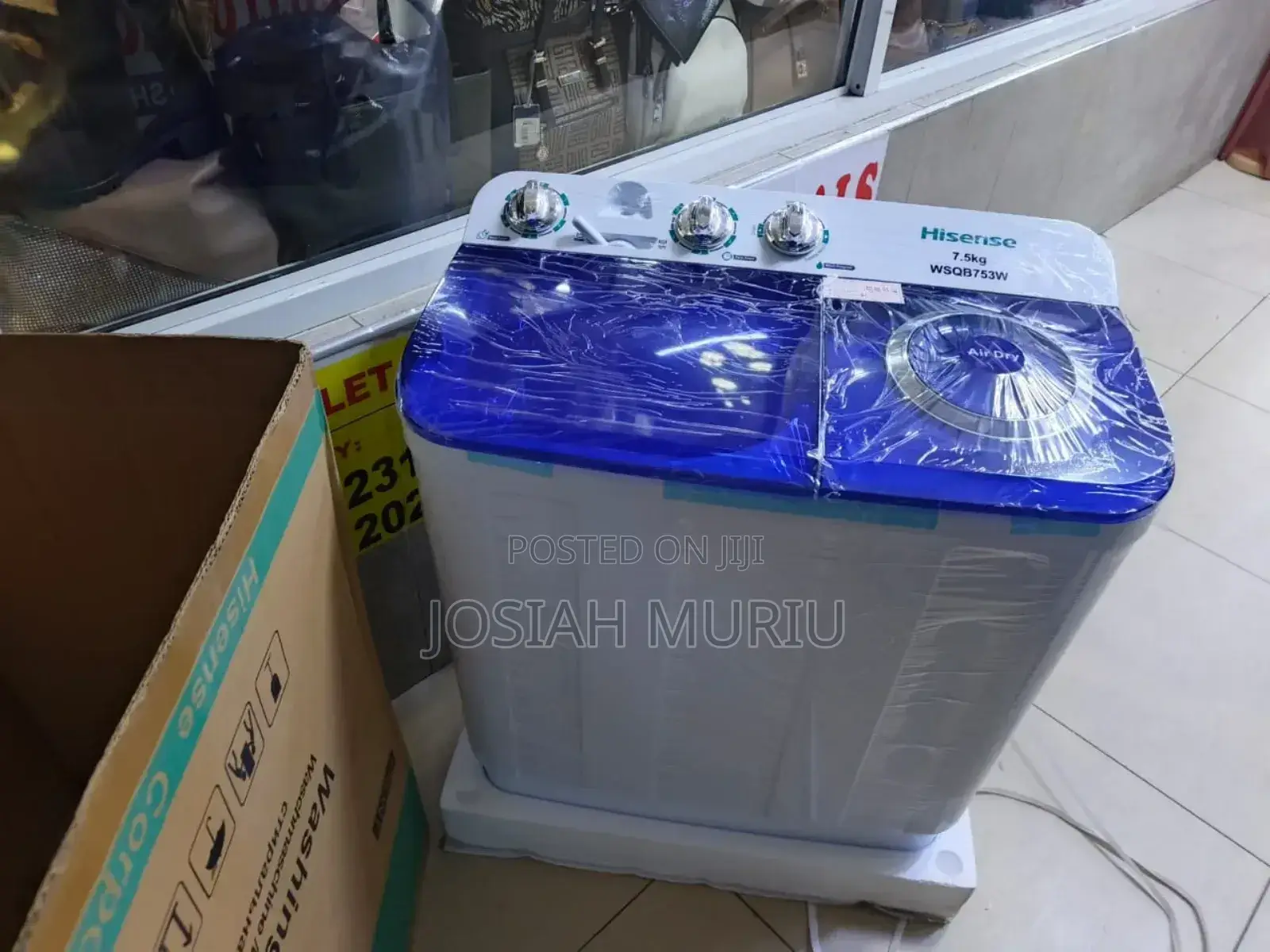 Hisense 7.5kg Twin Tub Top Load Washing Machine
