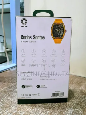 Green Lion Carlos Santos Smart Watch (Gold)