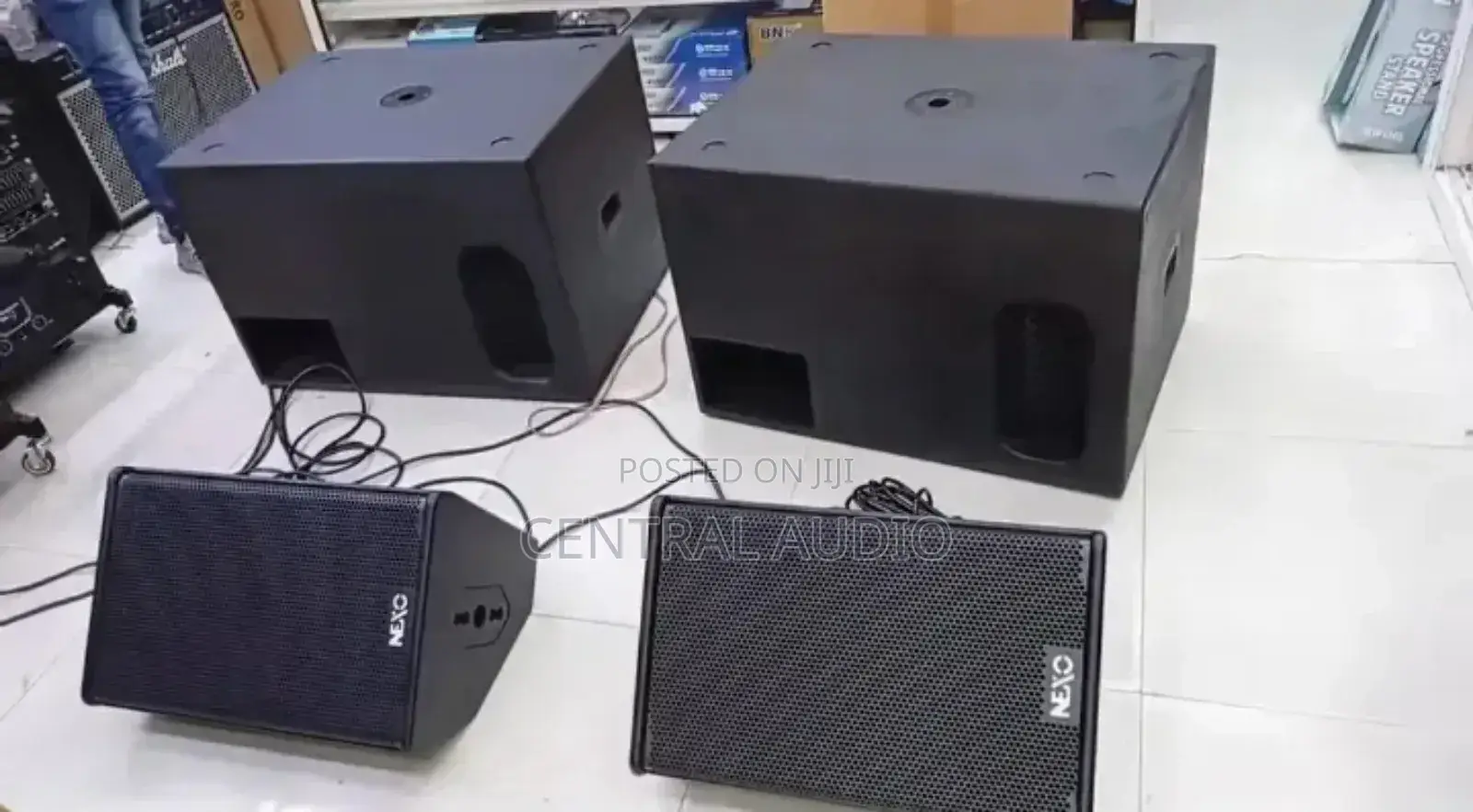 Pa System Sound Nexo Speakers