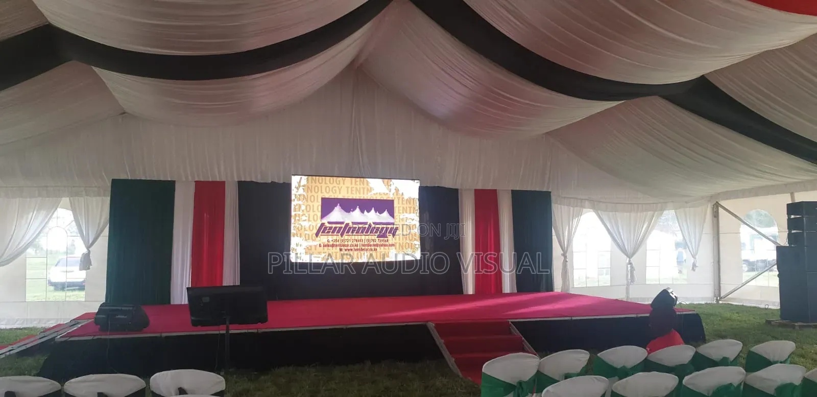 We Have Tents for Product Launch, Chairs, Tables We Do Decor 