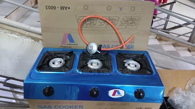 Cooker! Amaze 3 Burner Table Top Cooker Stainless With Auto Ignition