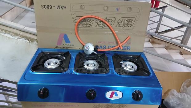 Cooker! Amaze 3 Burner Table Top Cooker Stainless With Auto Ignition - thumbnail 2