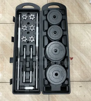 50kgs Weights Set Dumbbells/Barbell With A Portable Case