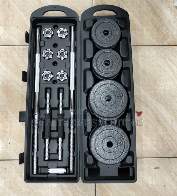 50kgs Weights Set Dumbbells/Barbell With A Portable Case