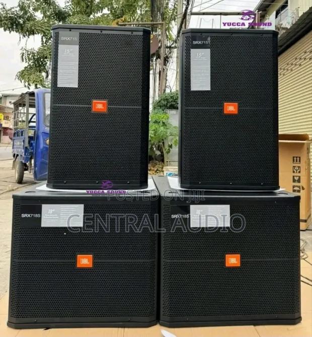 JBL Speakers Set for Pa System With 2pcs Bass and 2pcs Midrange