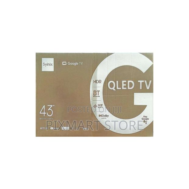 Tv; Syinix 43′′ Qled Google Tv – Dolby Audio Smart Streaming - main view
